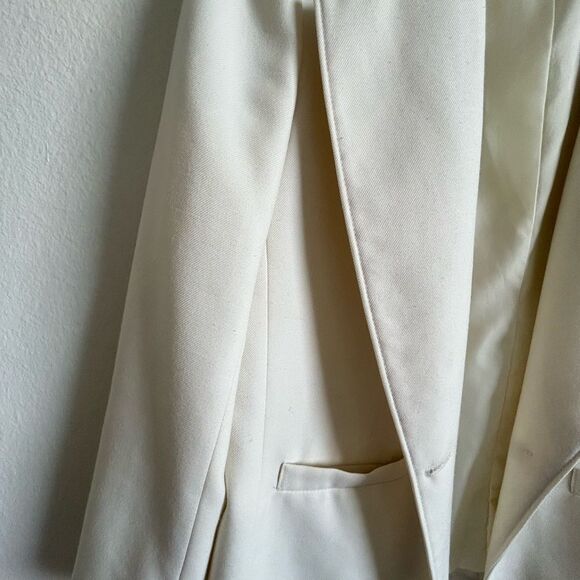 Sonoma Cream Blazer Tailored Suit Jacket - Picture 4 of 8